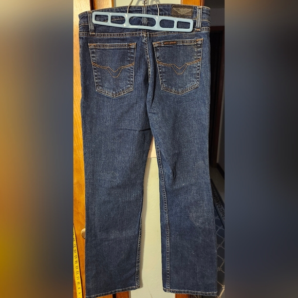 HARLEY DAVIDSON Genuine Women's Blue Jeans in EUC Size 2 Petite - Picture 5 of 7